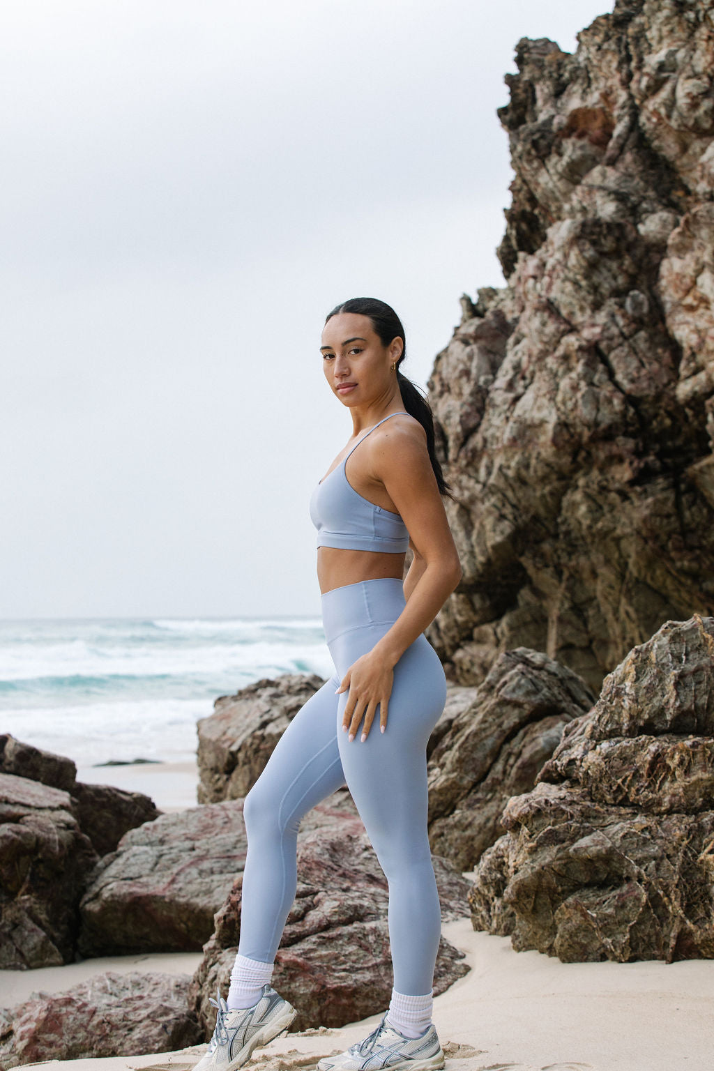 SIGNATURE 26" LEGGING - OASIS BLUE