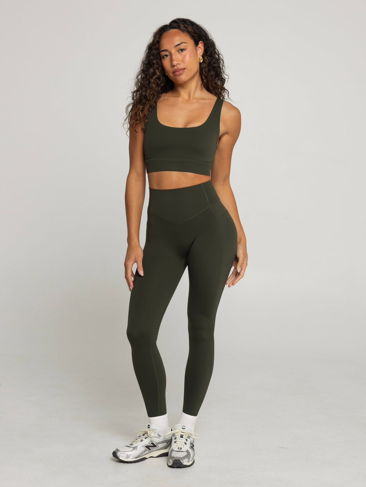 UNIFORM POCKET LEGGINGS - FOREST
