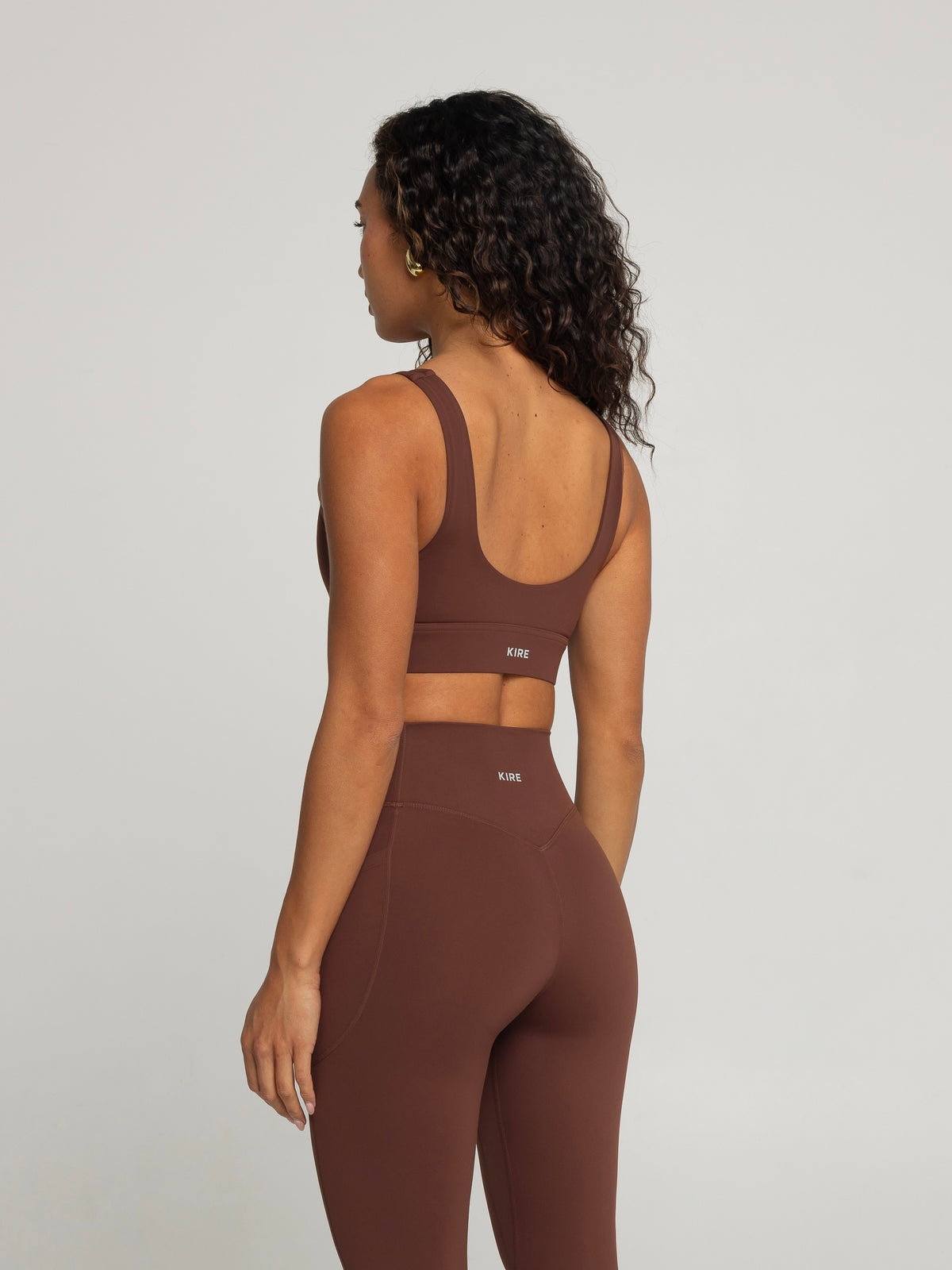 UNIFORM SCOOP BRA - CHOCOLATE