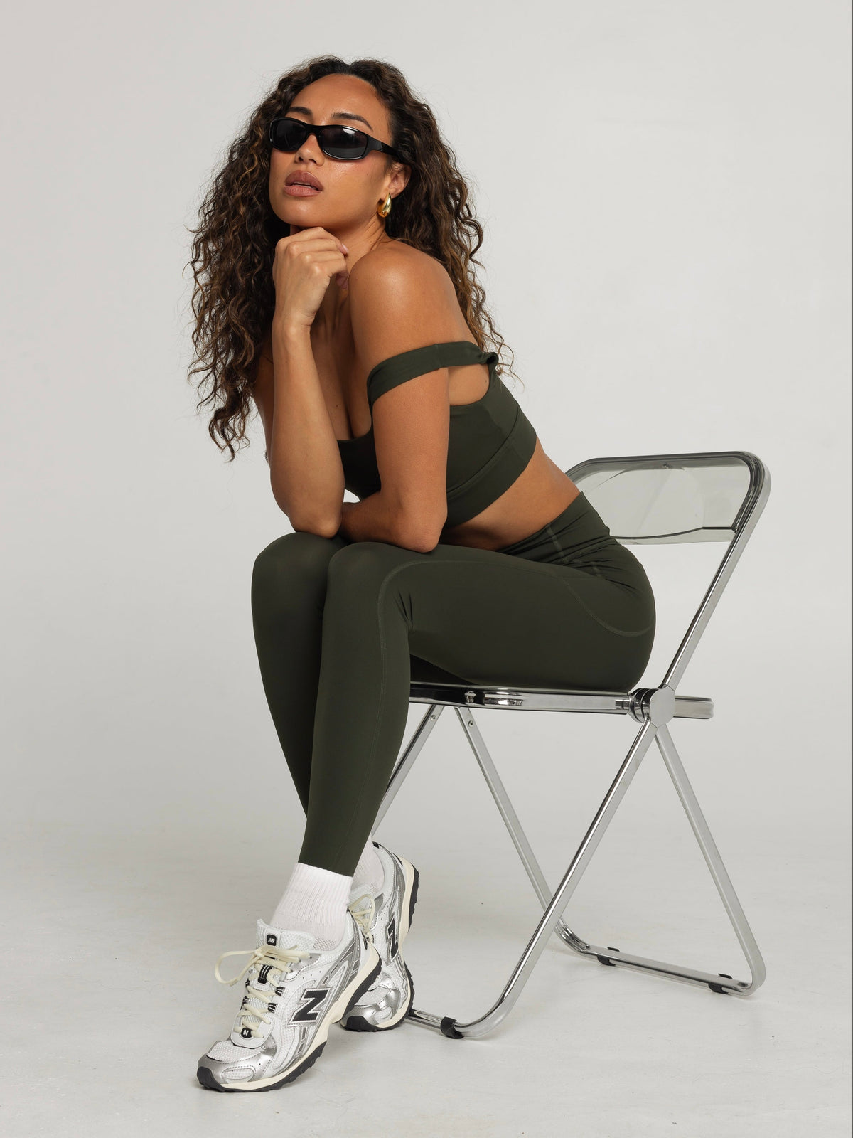 UNIFORM POCKET LEGGINGS - FOREST