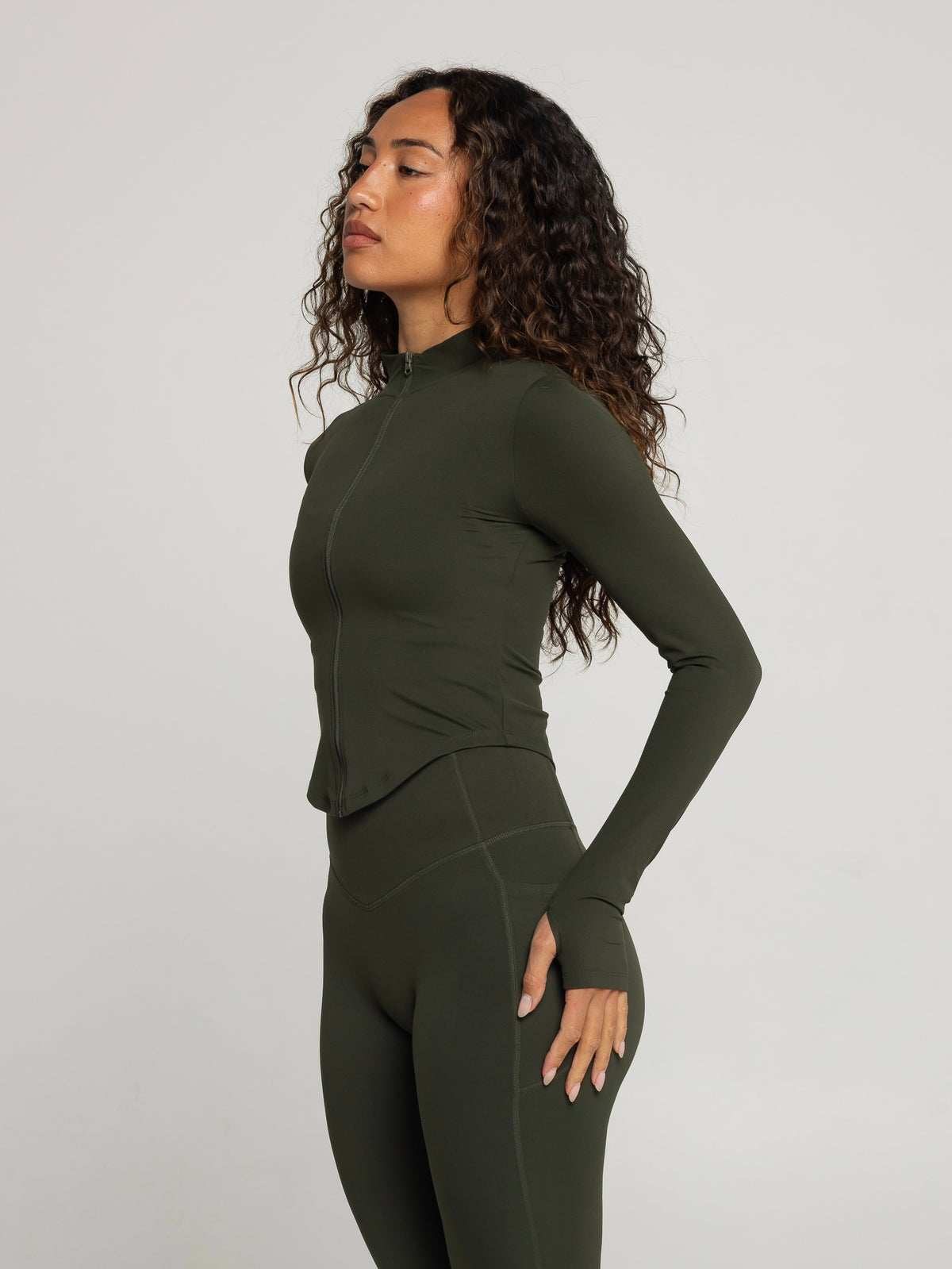 UNIFORM ZIP JACKET - FOREST