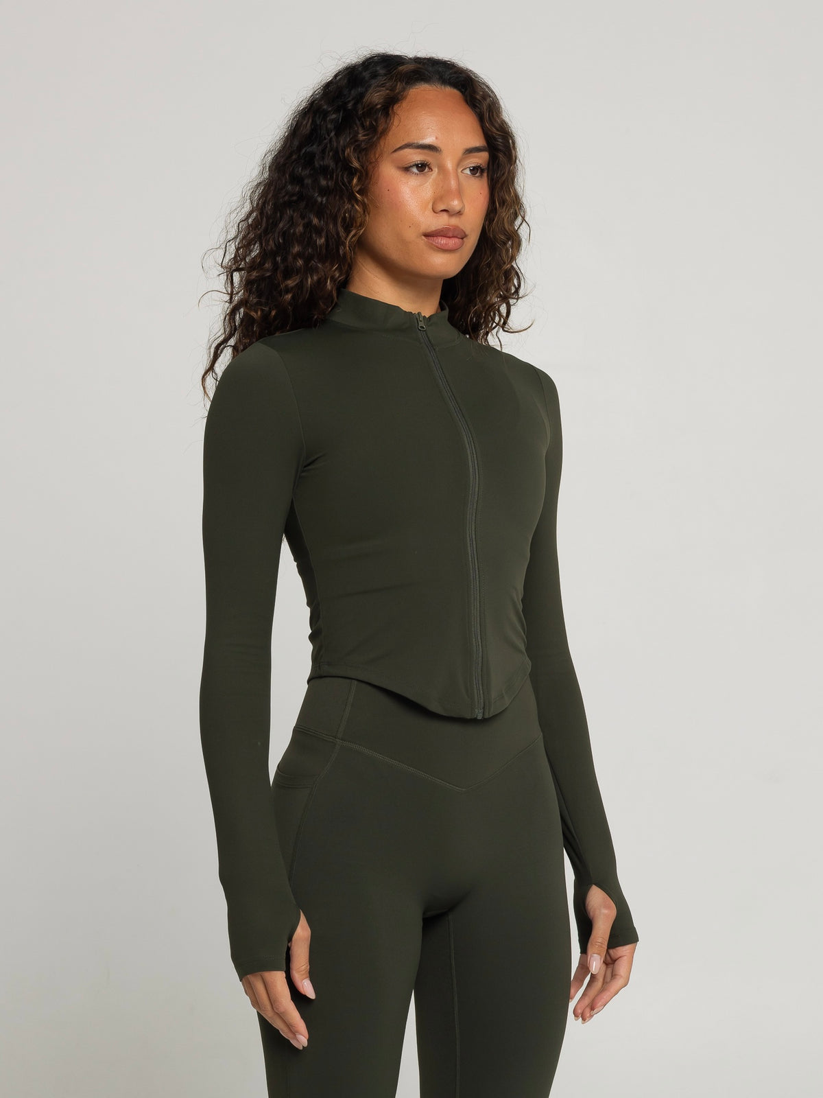 UNIFORM ZIP JACKET - FOREST