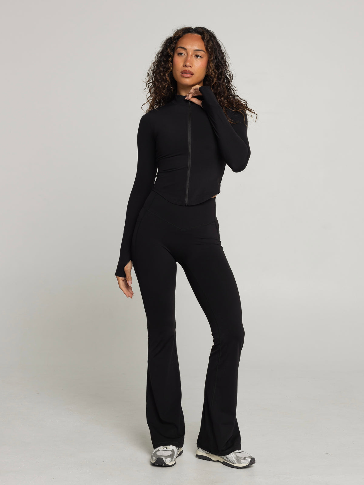 UNIFORM ZIP JACKET - BLACK