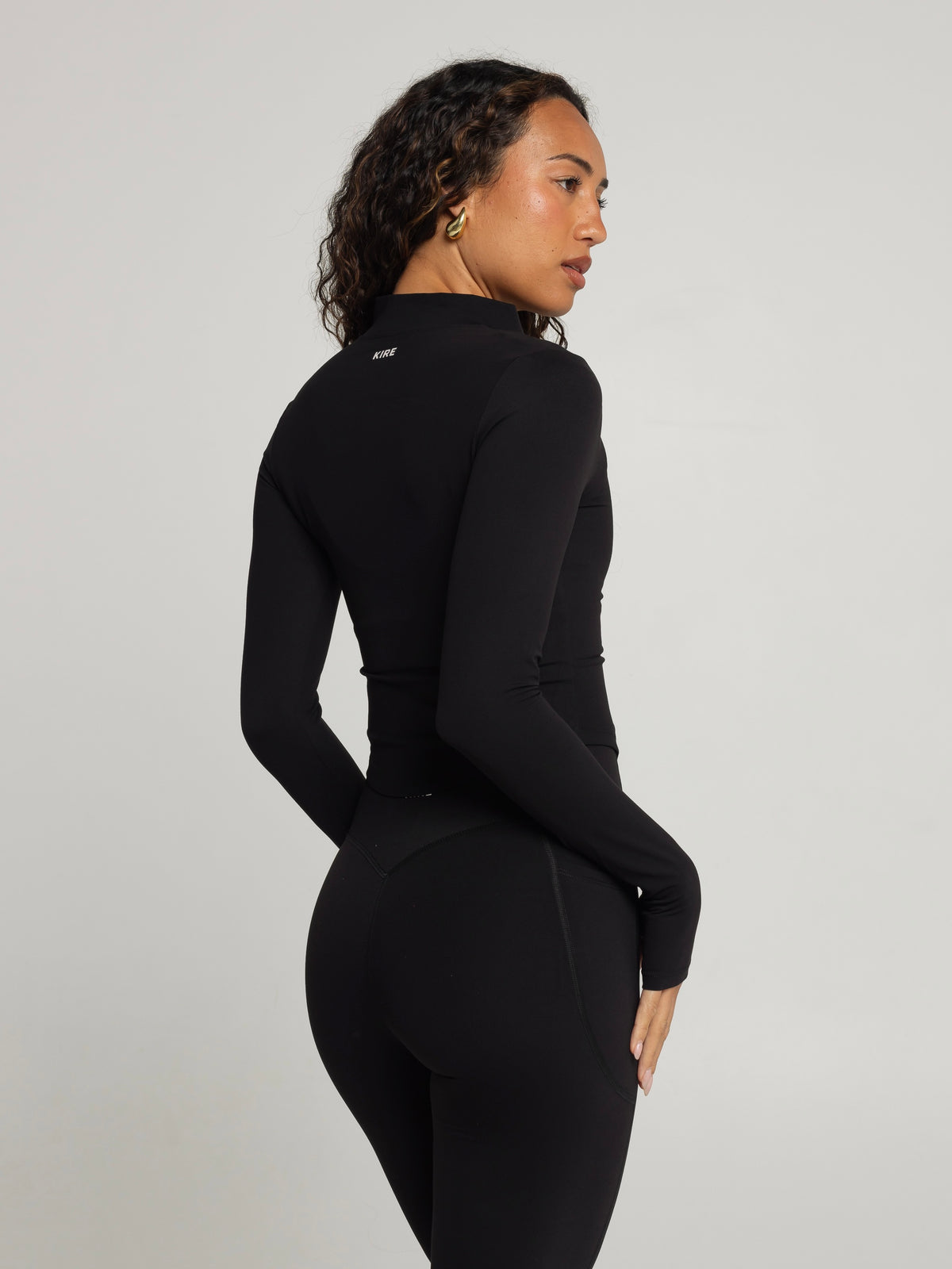 UNIFORM ZIP JACKET - BLACK