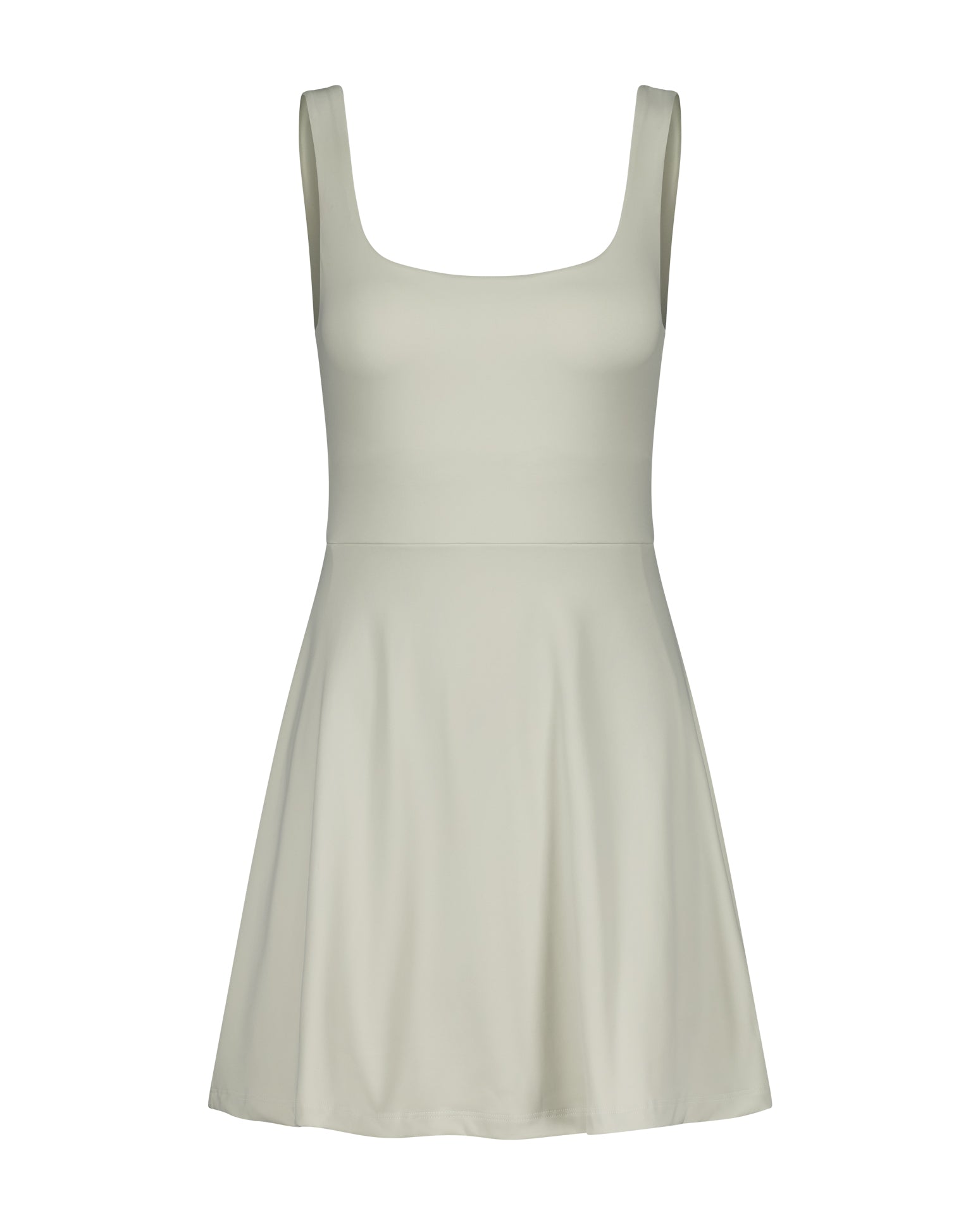 ULTIMATE SQUARE NECK DRESS - IVORY